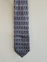 Jerry Garcia Gray Swirl Pattern Neck Tie, Fish Limited 10th Anniv. 100% ... - $15.19