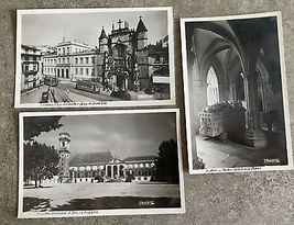 Vintage Real Photo Postcards Portugal Tourists Hotel Cards - £3.76 GBP