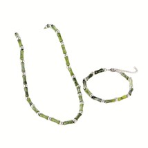 Chinese Style Bamboo Design Jewelry Set (necklace + bracelet) - £22.33 GBP+