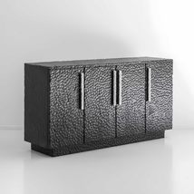 interoknack Luxury Carved Solid Wood Entryway Cabinet, Designer Minimali... - $14,320.00