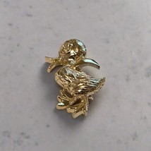 Vintage Gerry&#39;s Gold Tone Duck Brooch - $164.19 MXN