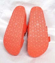 Women's Coral Red Size 6 Neida EVA 2 Band Footbed Slide Sandals Shade & Shore image 4
