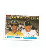 JIM LEYLAND/ TONY LaRUSSA-ML MANAGERS 1993 TOPPS CARD #511 - £3.98 GBP