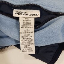 Energie Polar 2000 Women's Navy/Light Blue Full Zip Reversible Vest Size Medium  image 5