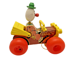Toy Fisher Price Jalopy Pull Toy #724 Made in USA Vintage - £12.40 GBP