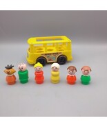 Vintage 1969 Fisher Price Little People Mini Bus 6 People #141 - $34.53 CAD