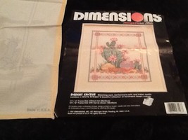 Dimensions Stamped Cross Stitch Desert Cactus #3123 - $19.30