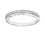 Naava Women's 9 ct White Gold 10pts Diamond Eternity Ring, Size M  - $776.00
