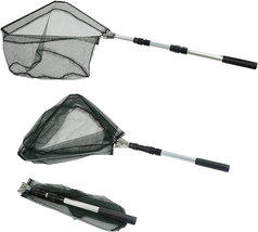 Fishing Landing Net with Telescoping Pole Handle, Fishing Net Freshwater... - €17,95 EUR