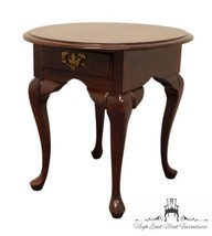 CRESENT FURNITURE Solid Cherry Traditional Style 21&quot; Oval Accent End Table - $599.99