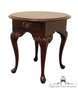 CRESENT FURNITURE Solid Cherry Traditional Style 21&quot; Oval Accent End Table - £469.09 GBP