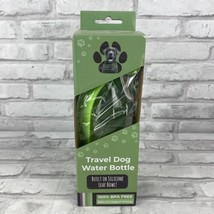 Mighty Paw Travel Dog Water Bottle (20 OZ) Green New In Box - £12.00 GBP