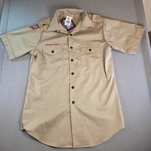Vintage Boy Scouts of America Men’s Uniform Shirt M NWT USA Made Tan But... - €51,85 EUR