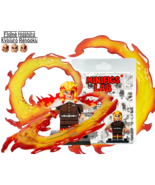 Demon Slayer Rengoku Kyojuro Custom Minifigure | Flame Hashira Anime Bri... - $12.00