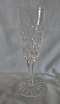 Waterford Ashling Cut 7 1/4&quot; Fluted Champagne Stem Goblet - $49.39