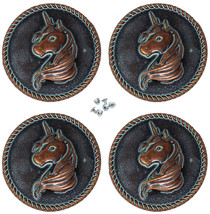 Concho Set of 4 Screw Back Conchos Western Saddle  401623 - £19.12 GBP