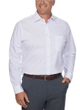Calvin Klein Mens Dress Shirt White Wrinkle-Free Stretch Long Sleeve Lig... - $49.99