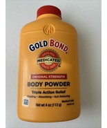 Gold Bond Body Powder Medicated Triple Relief 4 oz WITH TALC Original Fo... - $12.59