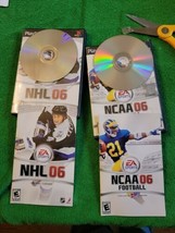 PlayStation 2 NHL 06 and NCAA 06 both complete - £24.36 GBP