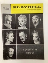 1959 Playbill Billy Rose Theatre Maurice Evans, Pamela Brown in Heartbre... - £11.17 GBP