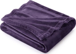 Bedsure Purple Fleece Blanket Throw Blanket- 300GSM Throw - £19.44 GBP