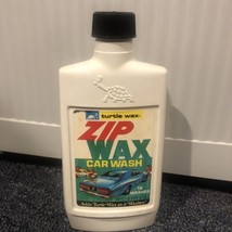 Turtle Wax ZIP WAX Vintage 1983 Auto Car Wash Shines as it Washes - $14.39