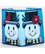 MARY MAXIM Holly Jolly Tissue Box Cover  #31335 Plastic Canvas Kit Snowm... - $263.88 MXN