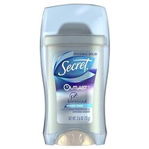 Secret Outlast Invisible Solid Women&#39;s Deodorant Shower Fresh Scent, 2.6 oz 0621 - $10.36