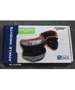 Fitness Gear™ ~ (2) 2.5 Pound Ankle Weights ~ 5 lb Comfort Fit ~ NEW In Box - £9.43 GBP