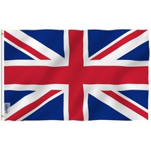 Anley Fly Breeze 3x5 Foot United Kingdom UK Flag British National Flag Polyester - £5.53 GBP
