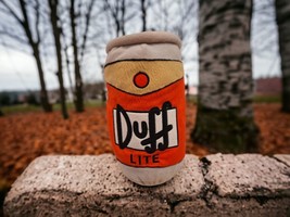 Universal Studios The Simpsons 2018 Duff Beer Lite Can 11&quot; Plush GUC - £10.81 GBP