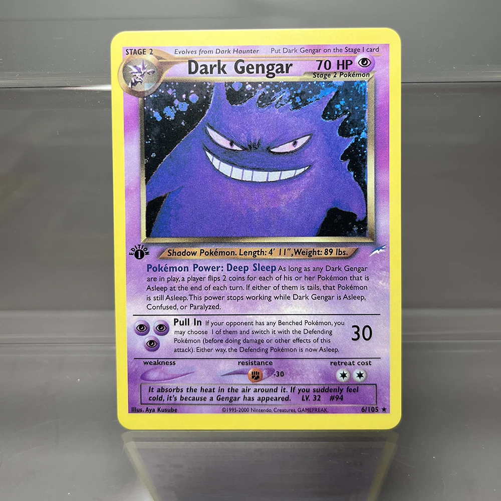 Pokemom Neo Series Holography Cards Dark Gengar Dark Crobat Light Togetic PTCG - £6.69 GBP+