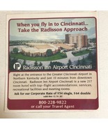 1980s Radisson Inn Airport Hotel Cincinnati Ohio Vintage Print Ad pa23 - £6.24 GBP