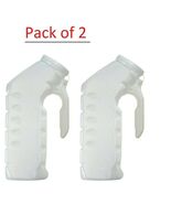2 Pcs Men's Male Urinal Pee Bottle Travel Trip Toilet Car Portable 32 Oz... - $10.65
