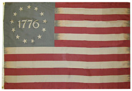 3X5 Betsy Ross Bennington 1776 Vintage Tea Stained 100D Woven Flag Banner - £19.26 GBP