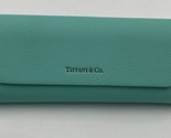 Authentic Tiffany Eyeglass Glasses Sunglass Leather Robin Blue Soft Case... - £11.10 GBP
