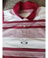 OAKLEY GOLF POLO SHIRT XL BURGUNDY RED EUC EXCELLENT - £13.36 GBP