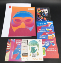2016 David Bowie Experience Exhibit Bologna Italy Promo w/ Cutout Mask Postcards - £24.48 GBP