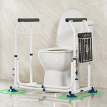 Greenchief Toilet Safety Frame 350Lbs, Stand Alone Toilet Rails, Adjustable - £25.53 GBP