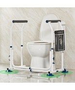 Greenchief Toilet Safety Frame 350Lbs, Stand Alone Toilet Rails, Adjustable - $39.99