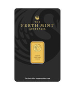 5g Perth Mint Gold Bar - $430.00