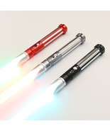 Star Wars Lightsaber Master Replica Obi-Wan Darth Vader Base Lit Metal K... - £63.08 GBP
