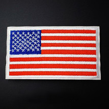 Patch Embroidered Iron On American Flag Patch USA Patch US United States  - £4.39 GBP