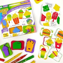 Low Cost Creative Learning Knowledge Set Stamp Art Food DIY Kids Set 3+ ... - $19.60