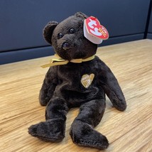 Ty Beanie Babies Signature Bear Plush 2003 10th Anniversary KG JD - $14.85