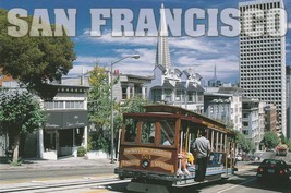 Postcard San Francisco California Cable Car Marked Van Ness Avenue Unused - $6.92