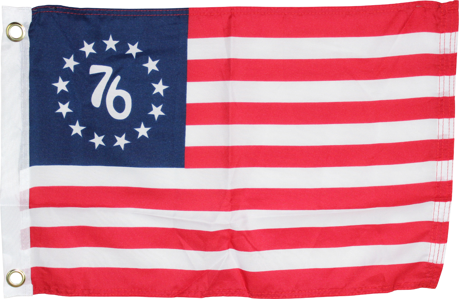 12X18 INCH BOAT FLAG BETSY ROSS &#39;76 BICENTENNIAL SPIRIT 1776 1ST AMERICA... - $17.76
