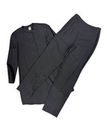 GIORGIO ARMANI Borgonuovo Milano Black Label Gray Pant Suit Size EU 42 (US 6)VTG - £396.11 GBP