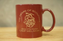 Boy Scout 100 Years of Scouting Coffee Mug Camp Melakwa Spirit of the Mo... - $17.58