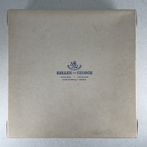 Vintage 8.25 x 2&quot; Square Box White Keller and George Jewelers Opticians ... - $154.34 MXN